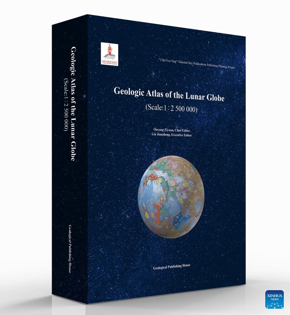 Atlas lunar — Foto: Divulgação/Chinese Academy of Sciences/Xinhua