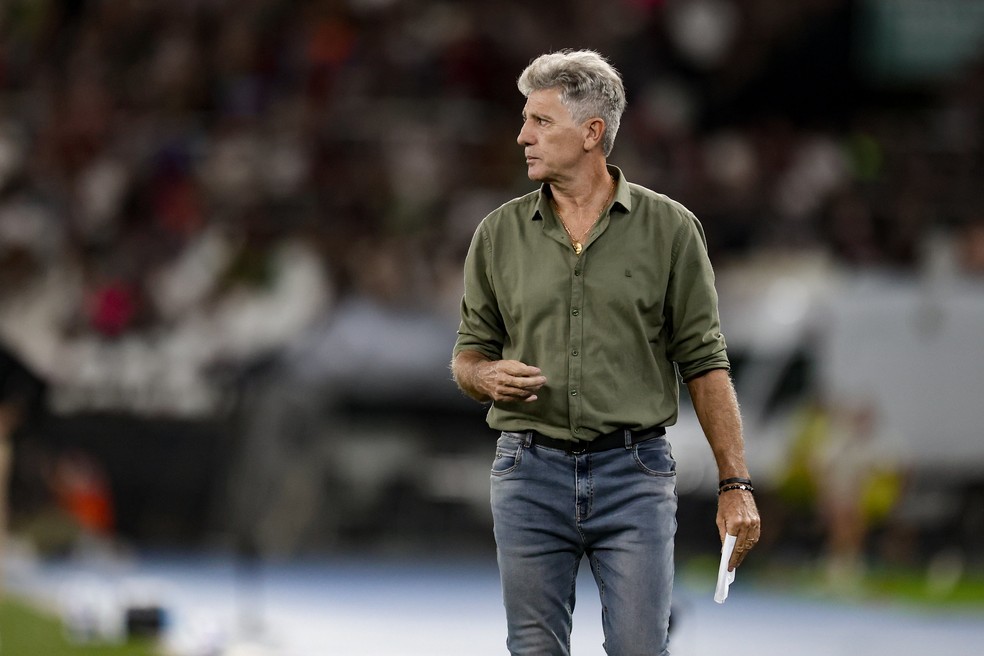 Renato Gaúcho em derrota do Fluminense para o Botafogo — Foto: MARCELO GONÇALVES / FLUMINENSE F.C.