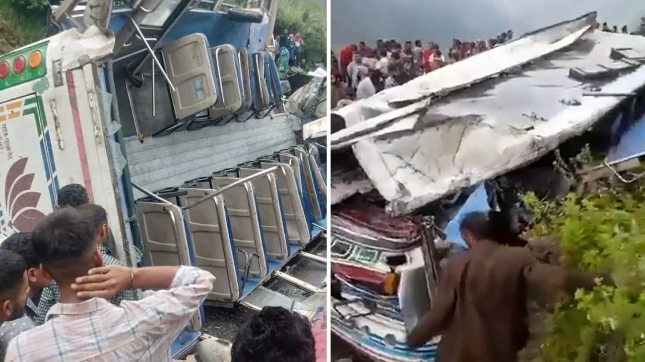 Ônibus cai de penhasco no norte da Índia e deixa ao menos oito mortos e dez feridos