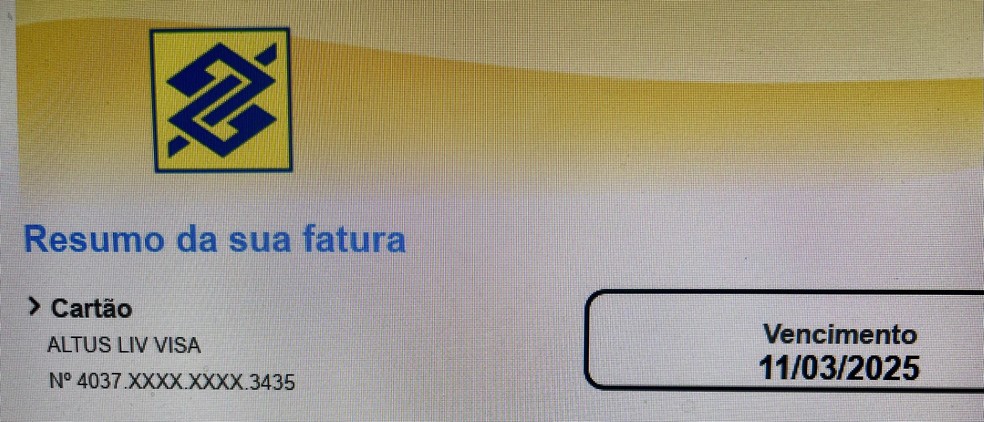 Cartão de crédito de André Mendonça: fatura de março — Foto: Reprodução