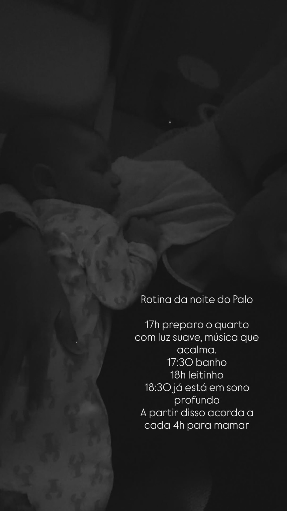 Como Mariana Rios organiza o sono do filho de 3 meses? Atriz mostra rotina