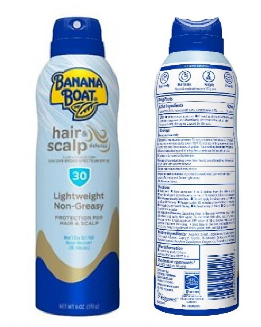Protetor de cabelo da Banana Boat: empresa está fazendo o recall do produto