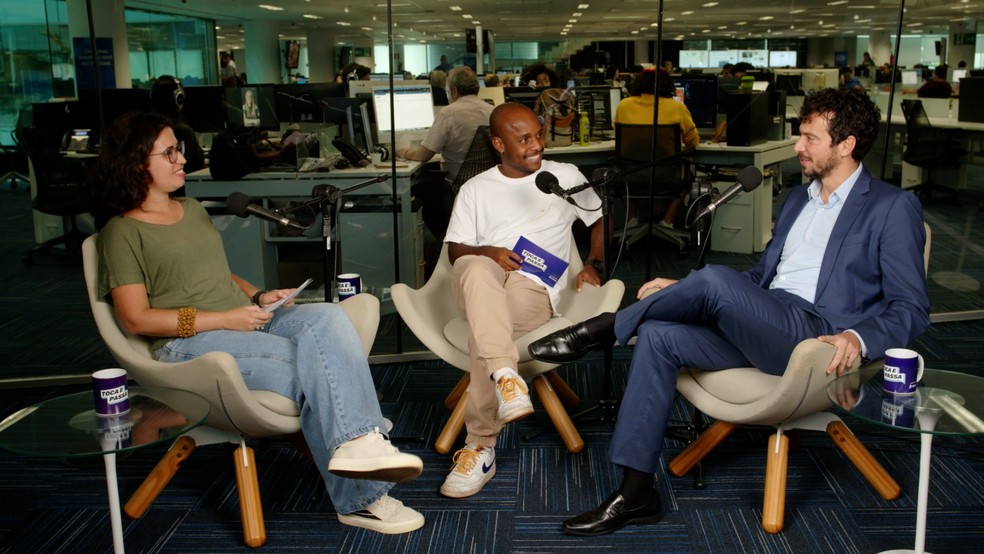 Caio Resende é o convidado do Toca e Passa — Foto: Reprodução