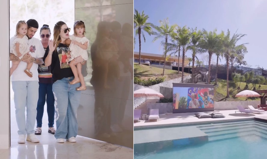 Virginia Fonseca e Zé Felipe se mudam para nova mansão: veja a casa com 7  suítes, telão na piscina e quarto dos 'recebidos'