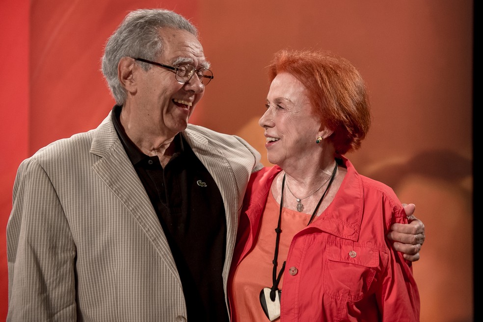 Luiz Carlos Barreto e Lucy Barreto — Foto: Ana Paula Amorim