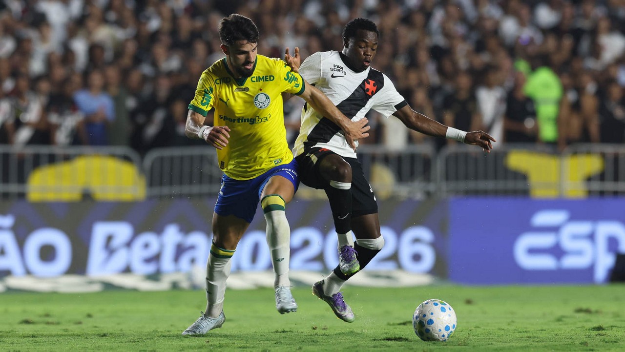 With a comeback victory, Vasco breaks a fast of almost 11 years against Palmeiras