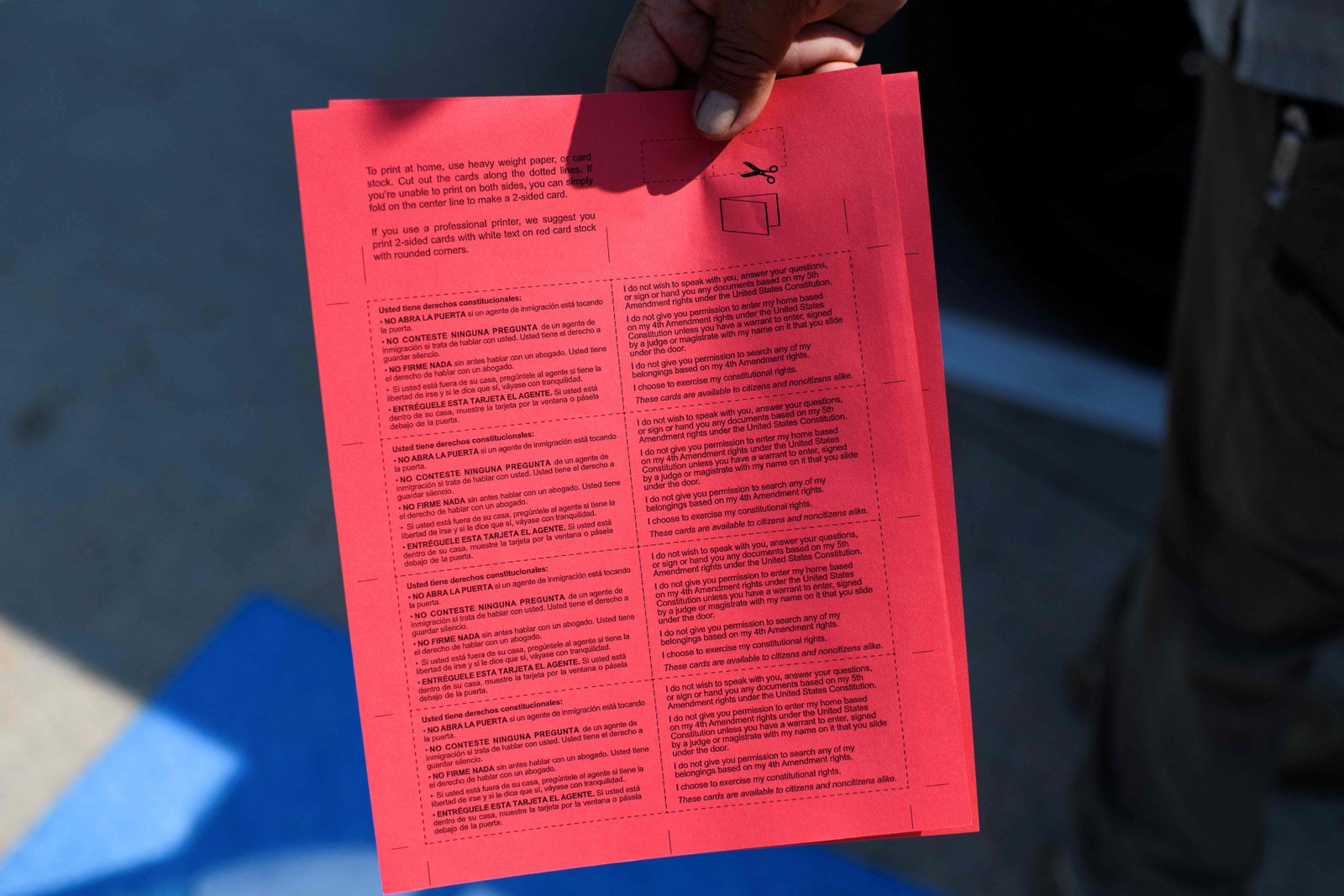 Arrests of illegal immigrants, even of people with visas or citizenship, have increased in recent months - Photograph: Marc Felix/AFP