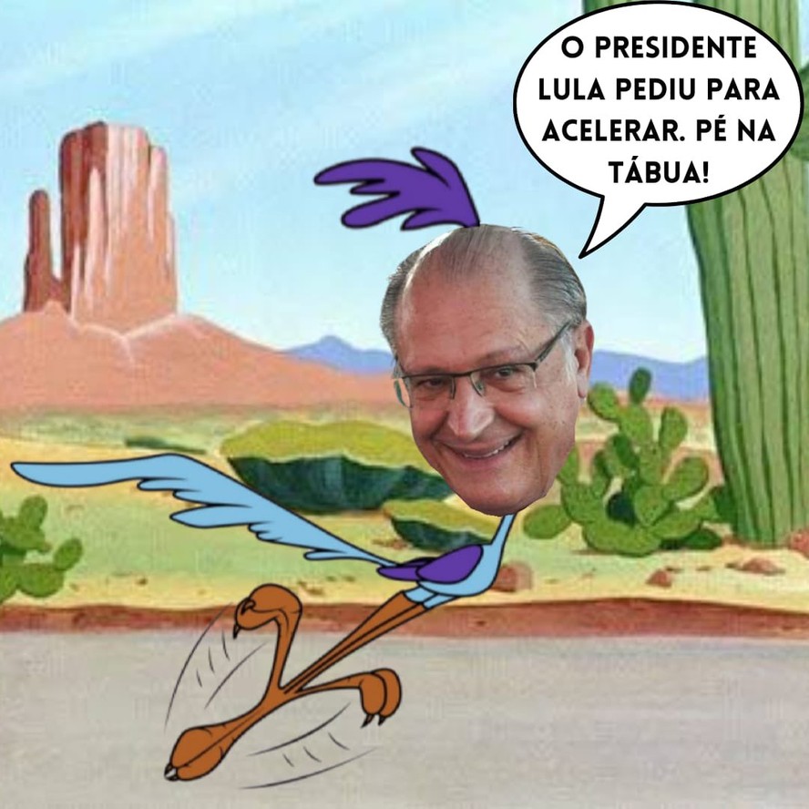 Vice-presidente Geraldo Alckmin publica meme após cobranças de Lula