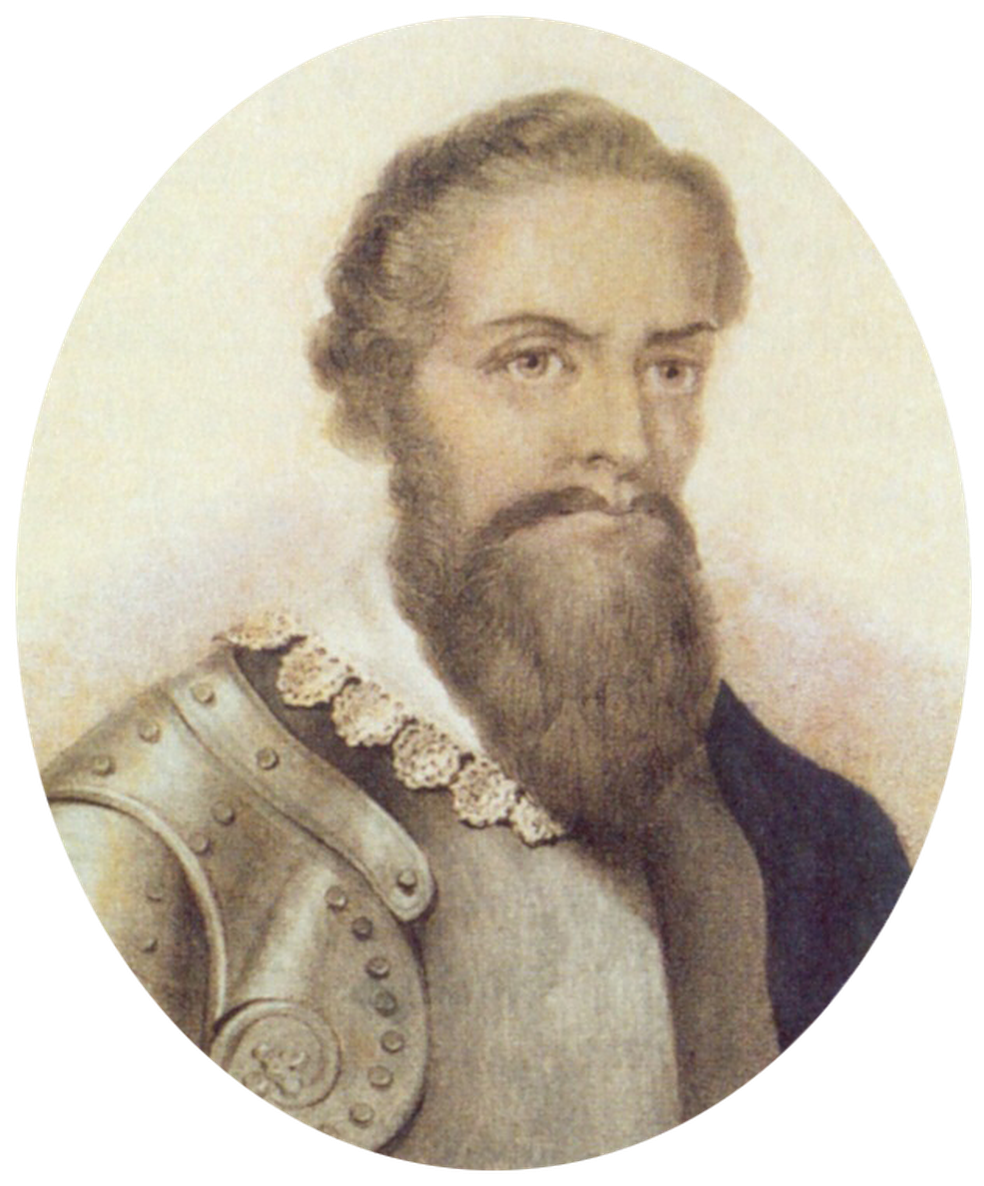 Pedro Álvares Cabral, aqui representado em pintura histórica: comandante da nau portuguesa — Foto: Wikimedia Commons