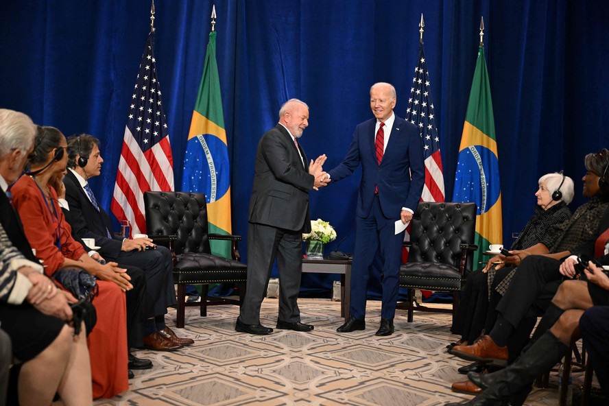 Lula encontra com o presidente Joe Biden nos Estados Unidos