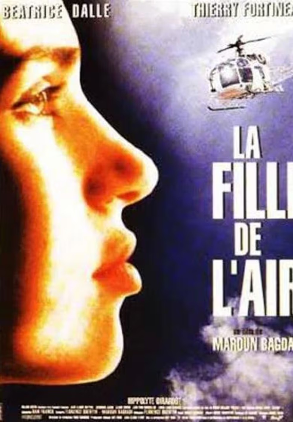 Em 1989, Nadine contou sua versão da história no livro La Fille de l'air , que foi transformado em filme em 1992 — Foto: Reprodução