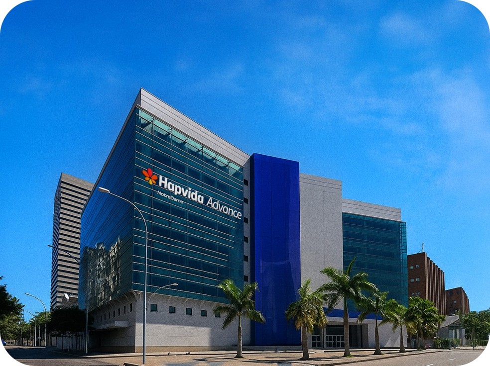 Unidade da Hapvida, na Cidade Nova, ocupa antigo prédio corporativo — Foto: Divulgação