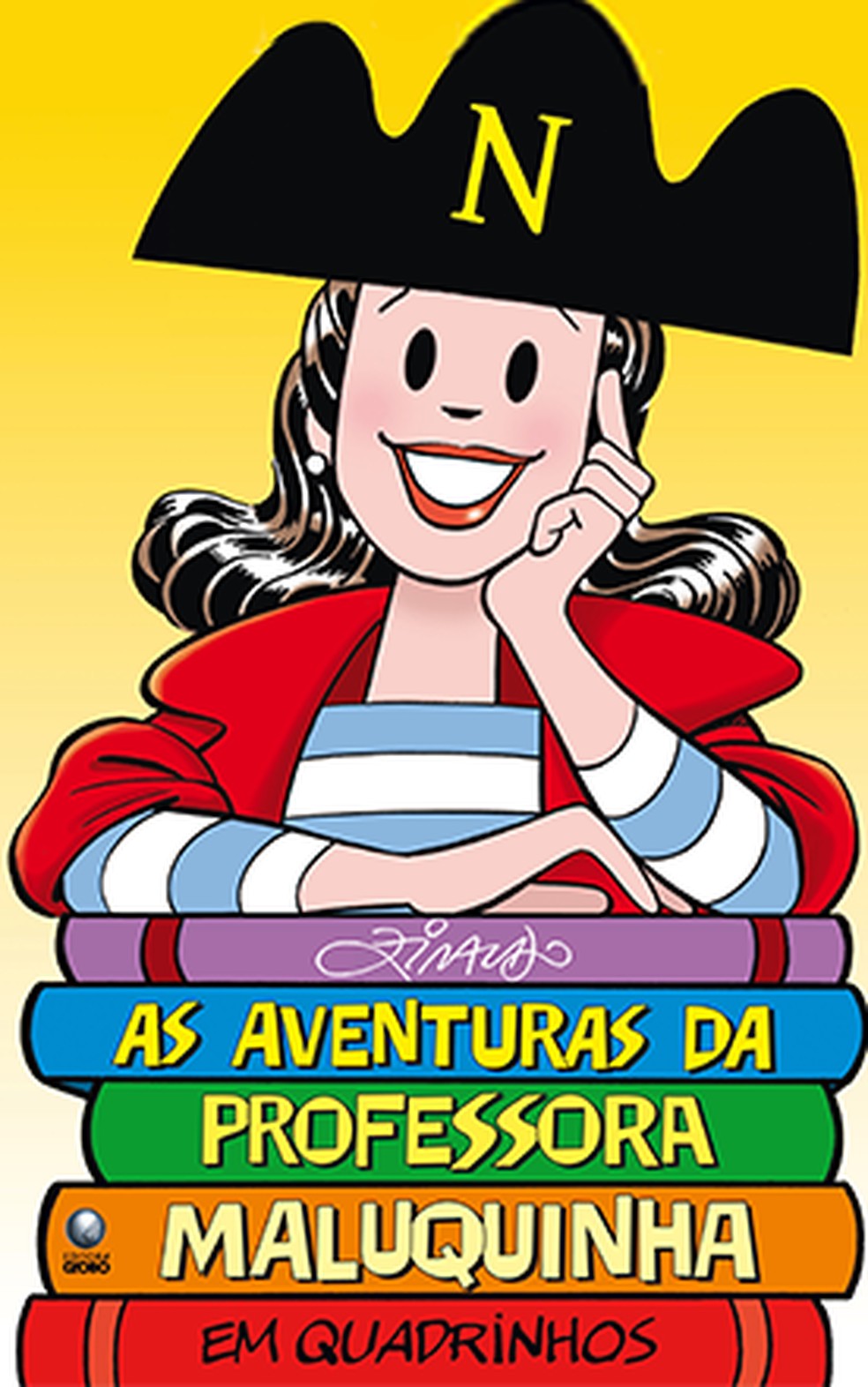 Capa do livro "As aventuras da Professora Maluquinha" — Foto: Reprodução Instituto Ziraldo