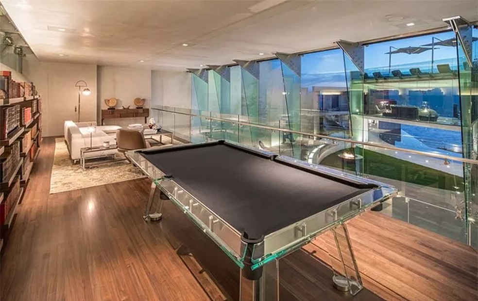 Área interna da mansão de Alice Keys — Foto: Zillow Real Estate/Reprodução