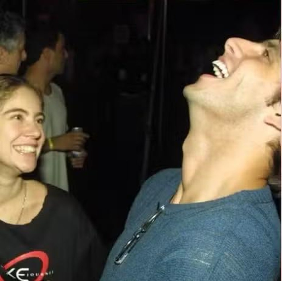 Juliana Barone e Henri Castelli jovens — Foto: Divulgação/Rogério Domingues