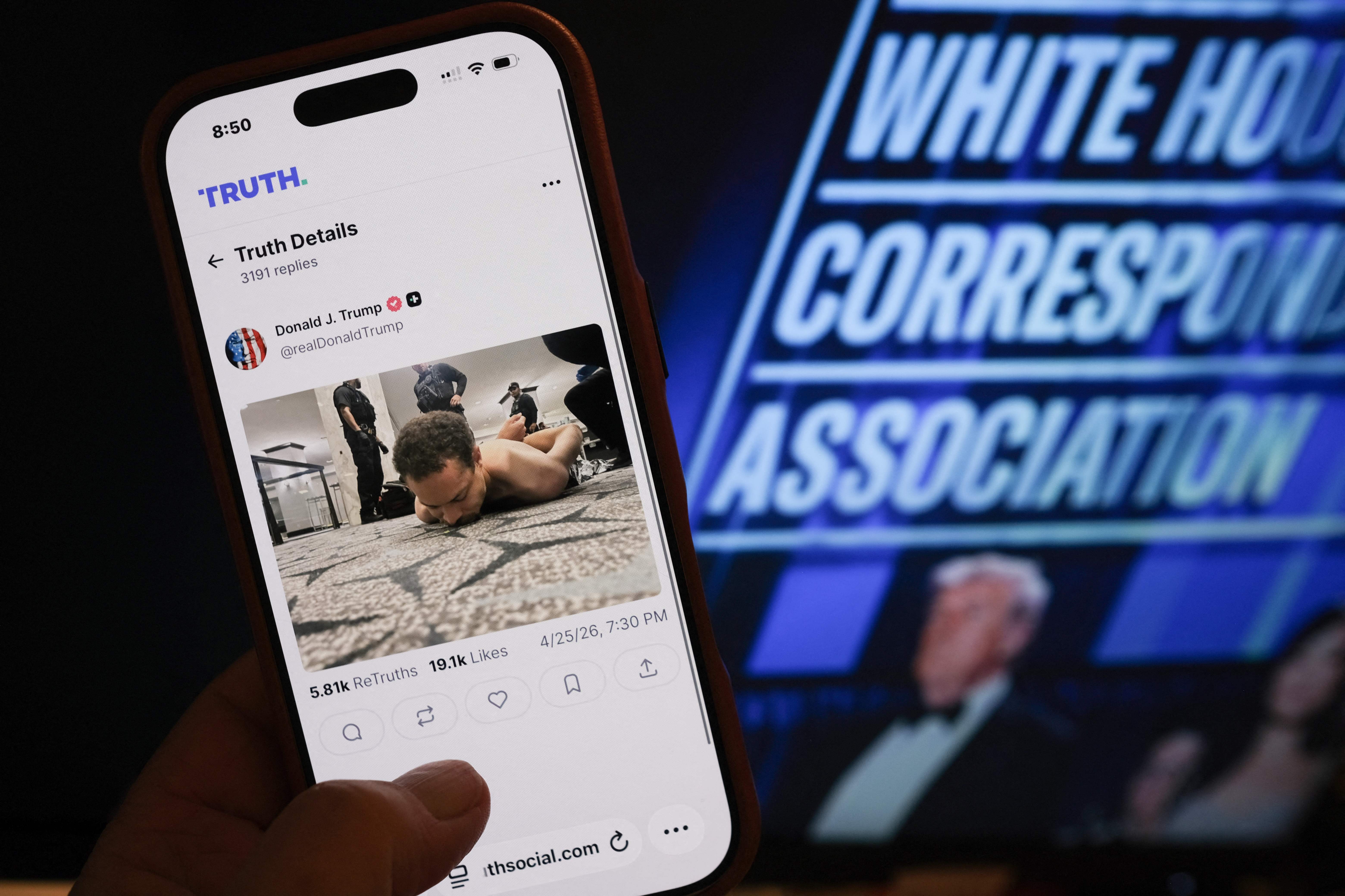 Suspeito de tiroteio em jantar com Trump comparecerá ao tribunal nesta segunda