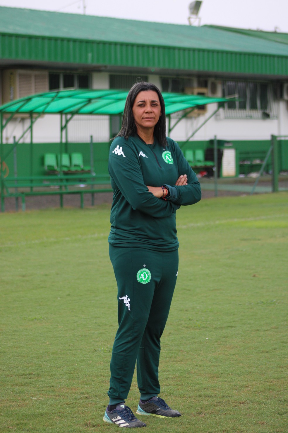 Nívia de Lima, treinadora do sub-20 da Chapecoense desde 2024 — Foto: Naiana Marssona/ACF