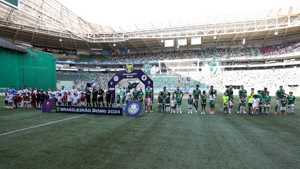 Flamengo e Palmeiras decidirão confronto da Copa do Brasil no Allianz Parque — Foto: Cesar Greco/Palmeiras