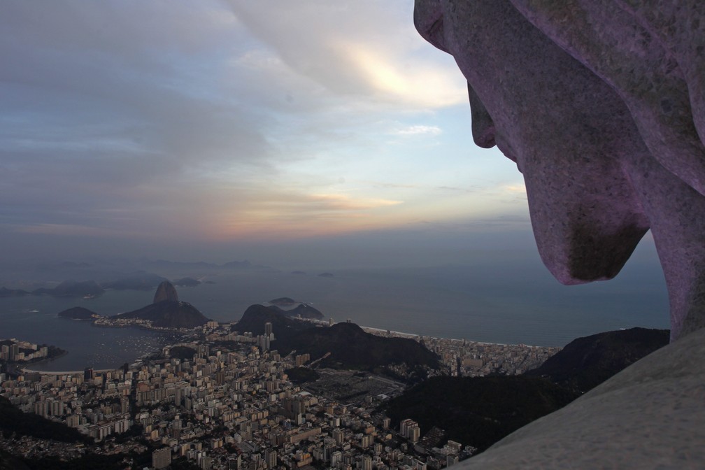 Rio recebe tí­tulo inédito. Patrimônio Mundial da Unesco em Paisagem Cultural. Cristo Redentor — Foto: Custodio Coimbra / Agência O Globo