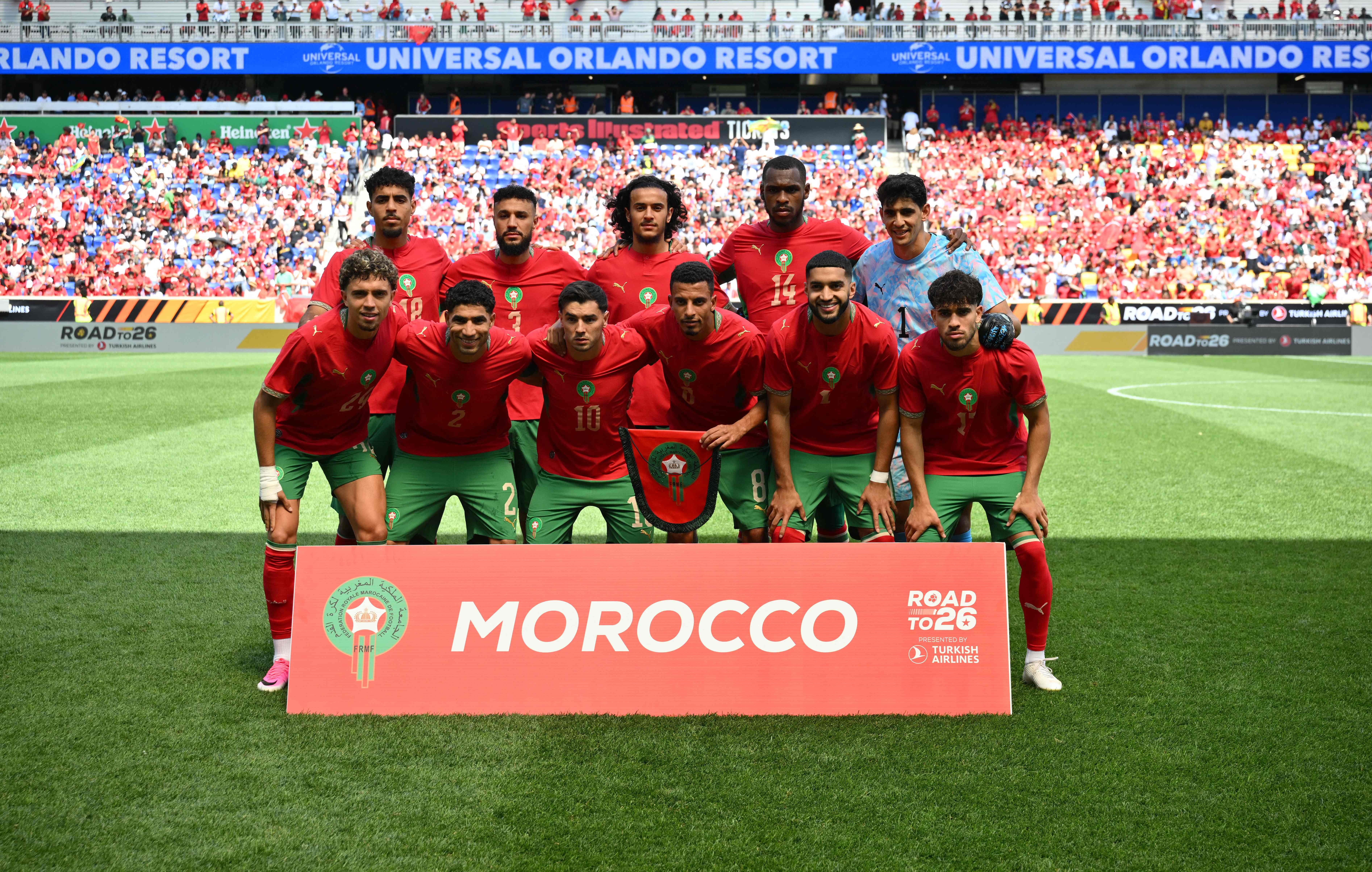 Três jogadores do Marrocos não participam de treino às véspe