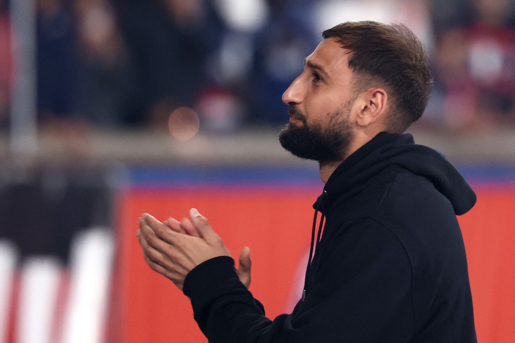 Donnarumma está encostado no PSG — Foto: FRANCK FIFE / AFP