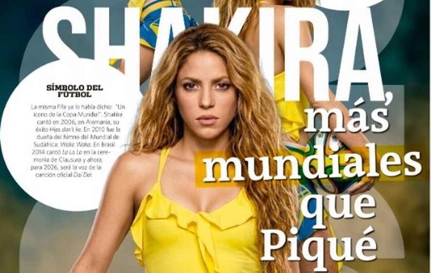 Jornal El Colombiano coloca Shakira na capa com indireta a ex-marido