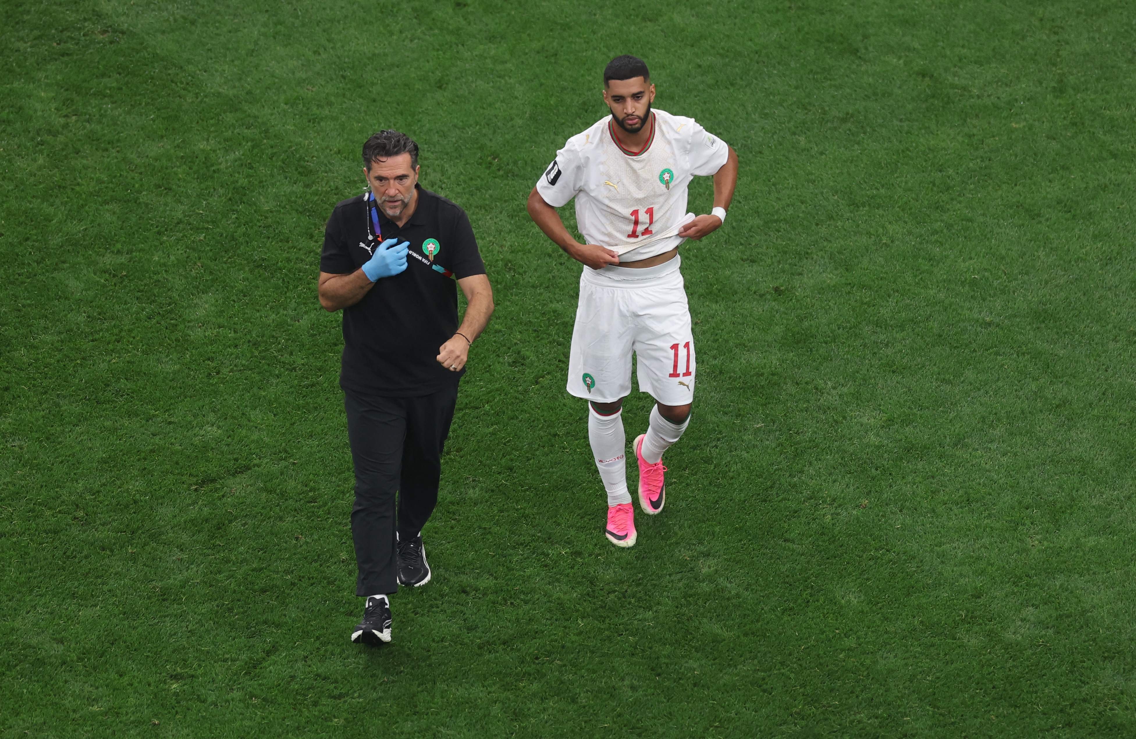 Marrocos perde artilheiro Saibari para duelo contra França