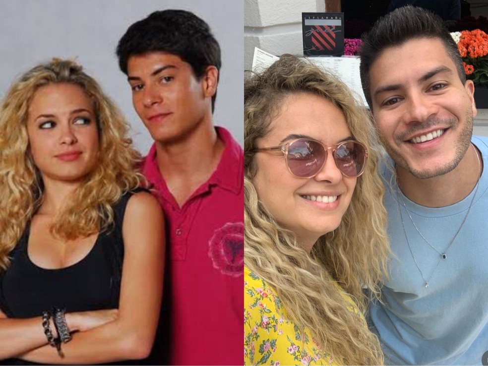 Lua Blanco e Arthur Aguiar namoraram em 2011 — Foto: Divulgação/ Reprodução Instagram