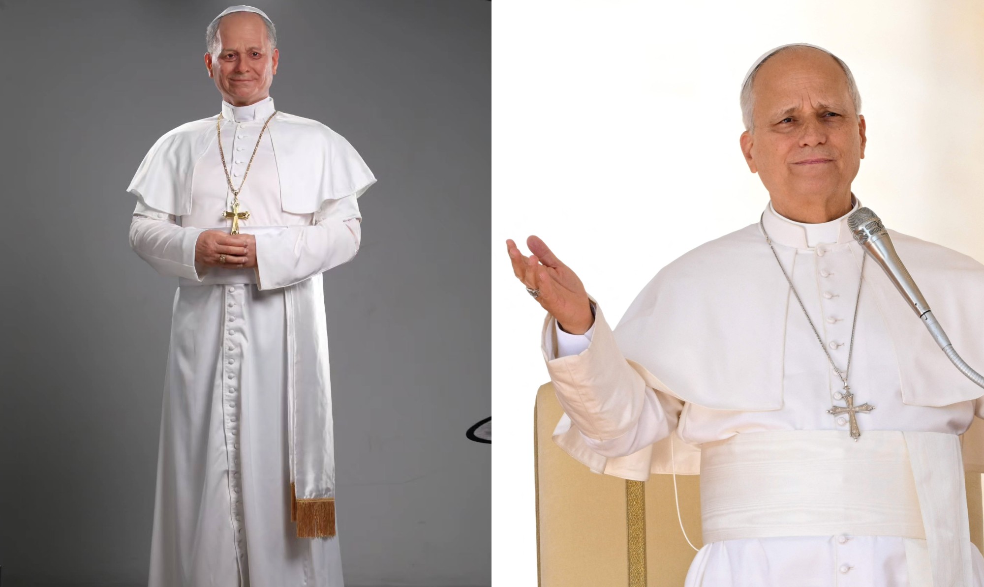 Artista peruano cria escultura hiper-realista em tamanho real do Papa Leão XIV para sua visita ao país