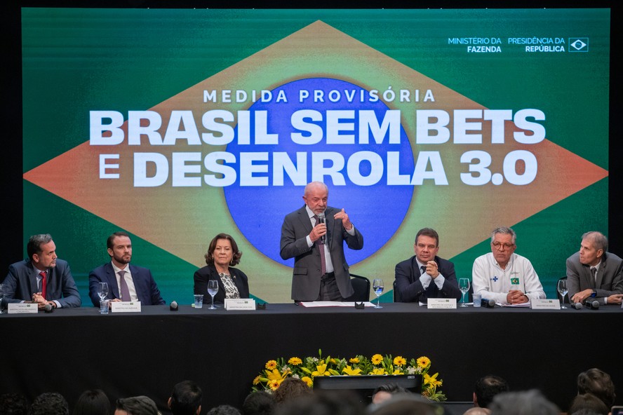 Presidente Lula e ministros anuncia o fim das bets.