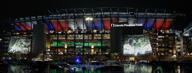 Lincoln Financial Field, na Filadélfia, Pensilvânia — Foto: Reprodução