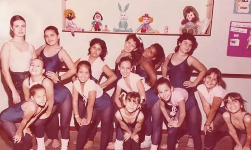 Fátima Bernardes foi professora de balé por cinco anos — Foto: Arquivo Pessoal