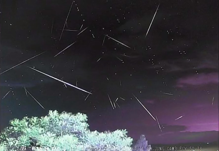 Geminídeas, a maior chuva de meteoros do ano