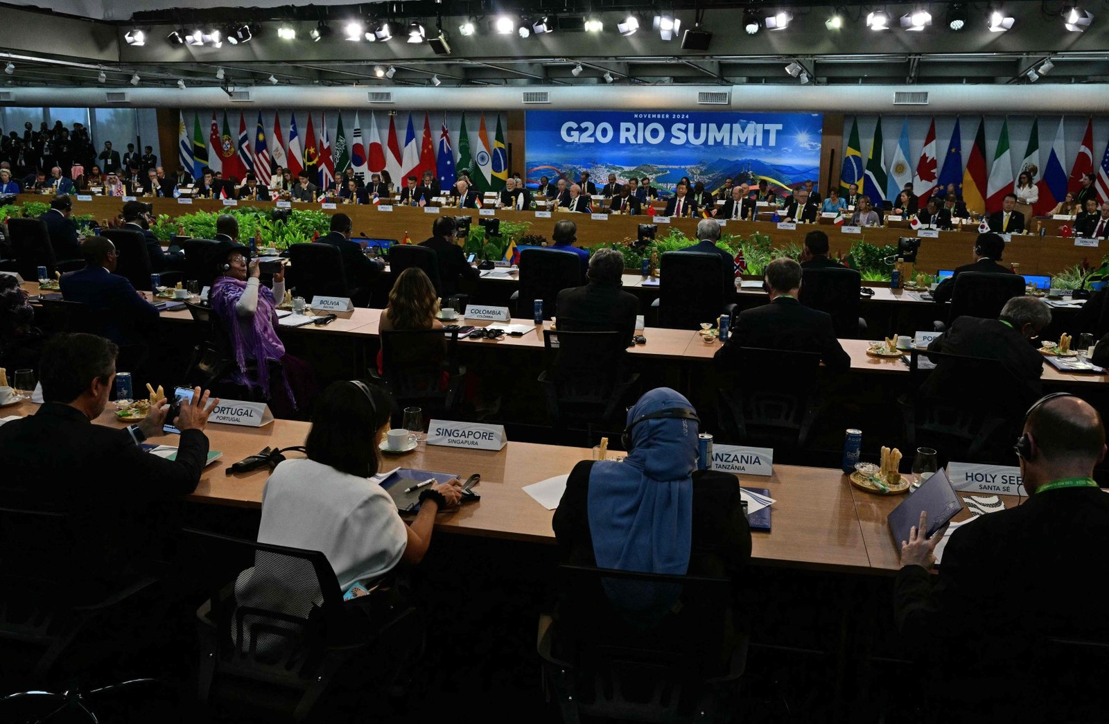 A reunião de líderes acontece dias 18 e 19 de novembro — Foto: Pablo PORCIUNCULA / AFP