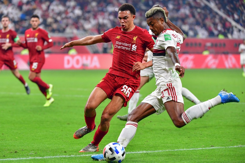 Flamengo returns to participate in the Club World Cup. During the 2019 edition, they reached the final against Liverpool — Photo: Giuseppe CACACE / AFP