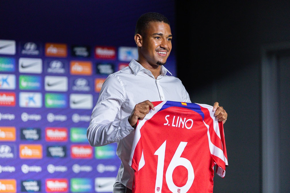 Samuel Lino, do Atletico de Madrid — Foto: Divulgação/Atleti