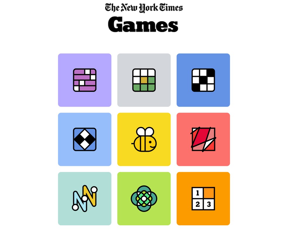 App de games do “The New York Times” — Foto: Reprodução