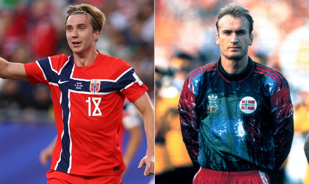 Kristian Thorstvedt e Erik Thorstvedt — Foto: AFP e reprodução