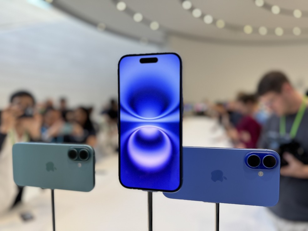 Apple lança novo iPhone 16 — Foto: Bruno Rosa/O Globo