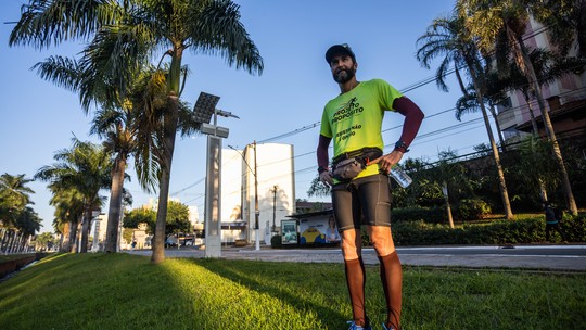 Com projeto de correr 42km por 365 dias, paulista faz 288ª corrida na Maratona do Rio