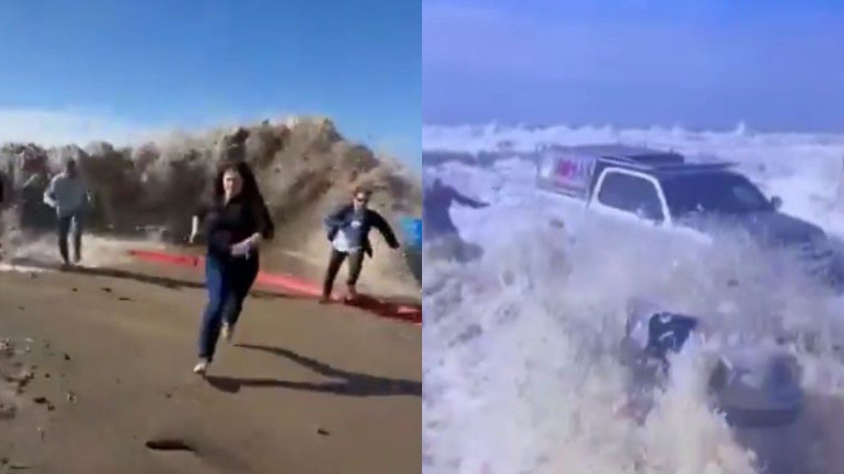 Ondas gigantes &lsquo;potencialmente mortais&rsquo; arrastam pessoas e carros, na Calif&oacute;rnia; veja v&iacute;deos