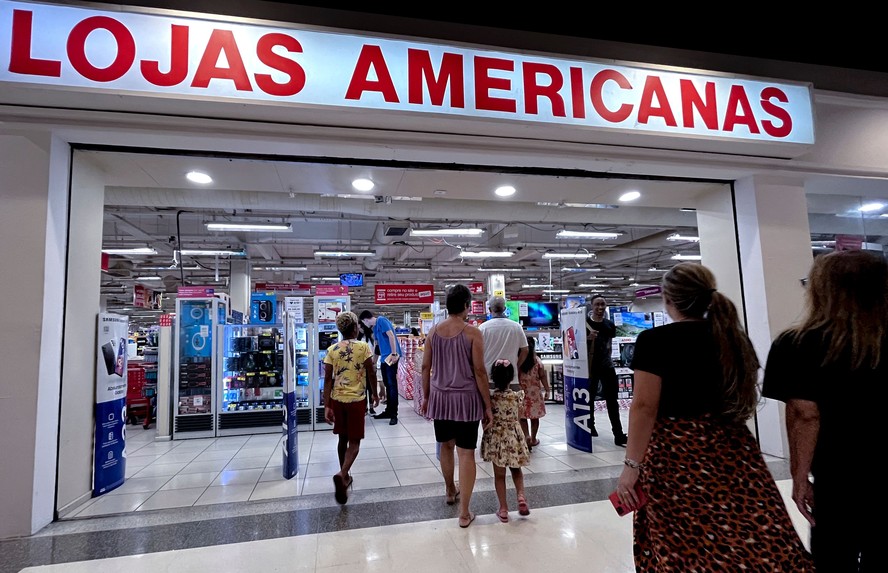 Fachada de uma filial das Lojas Americanas