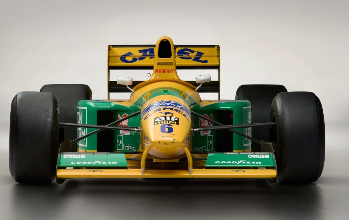Benetton-Ford 191 pilotado por Schumacher em sua 1ª temporada