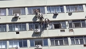 Operário morre após passar mal enquanto trabalhava em fachada de prédio em Copacabana