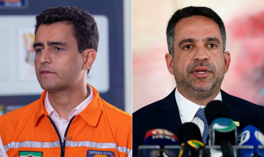 O prefeito de Maceió, João Henrique Caldas, e o governador de Alagoas, Paulo Dantas, são adversários na política local