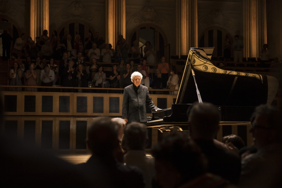 O pianista húngaro András Schiff, em recital em São Paulo — Foto: Divulgação/Cauê Diniz