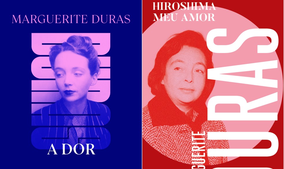 As capa dos livros de Marguerite Duras publicados pela Bazar do Tempo e da Relicário — Foto: Divulgação