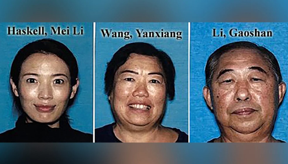 Polícia de Los Angeles investiga desaparecimento de mulher e sogros de filho de executivo de Hollywood — Foto: Polícia de Los Angeles