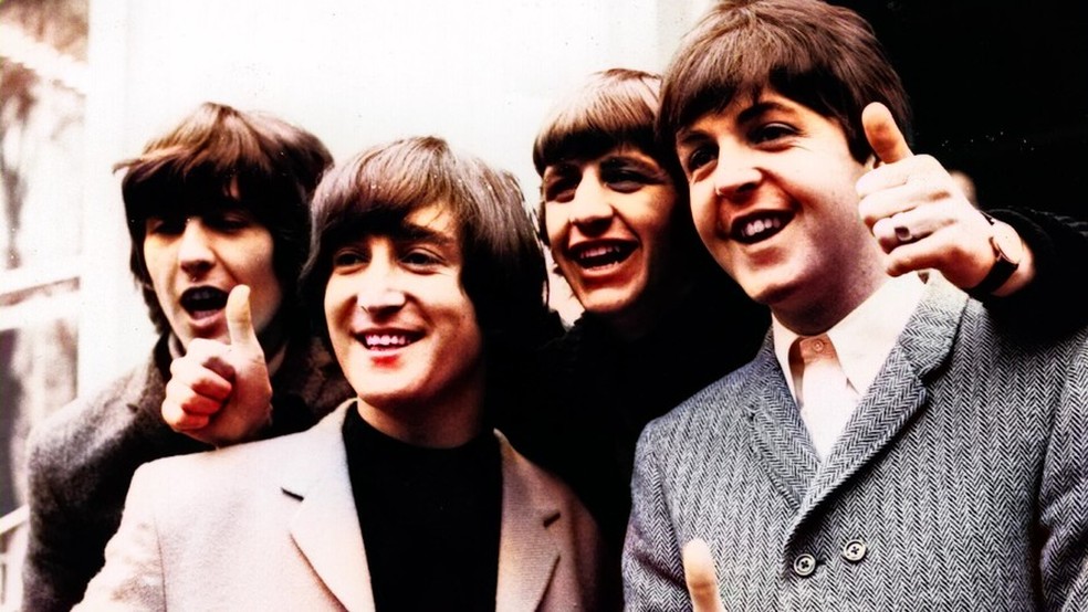 Os Beatles no início da carreira — Foto: Arquivo O Globo