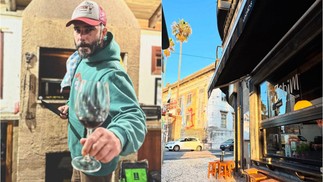Thiago Rodriguez found himself in the world of wine. The actor became a wine producer, with a cooperative in the wine region of northern Portugal, and opened a bar in the Portuguese capital – Image: Reproduction/Instagram